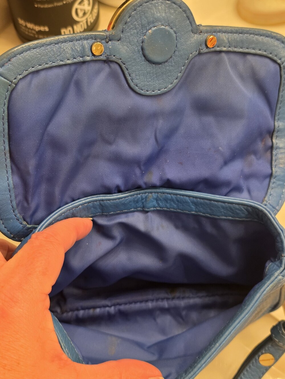 Tory Burch Blue Crossbody Leather Shoulder Bag - Women - Picture 2 of 2